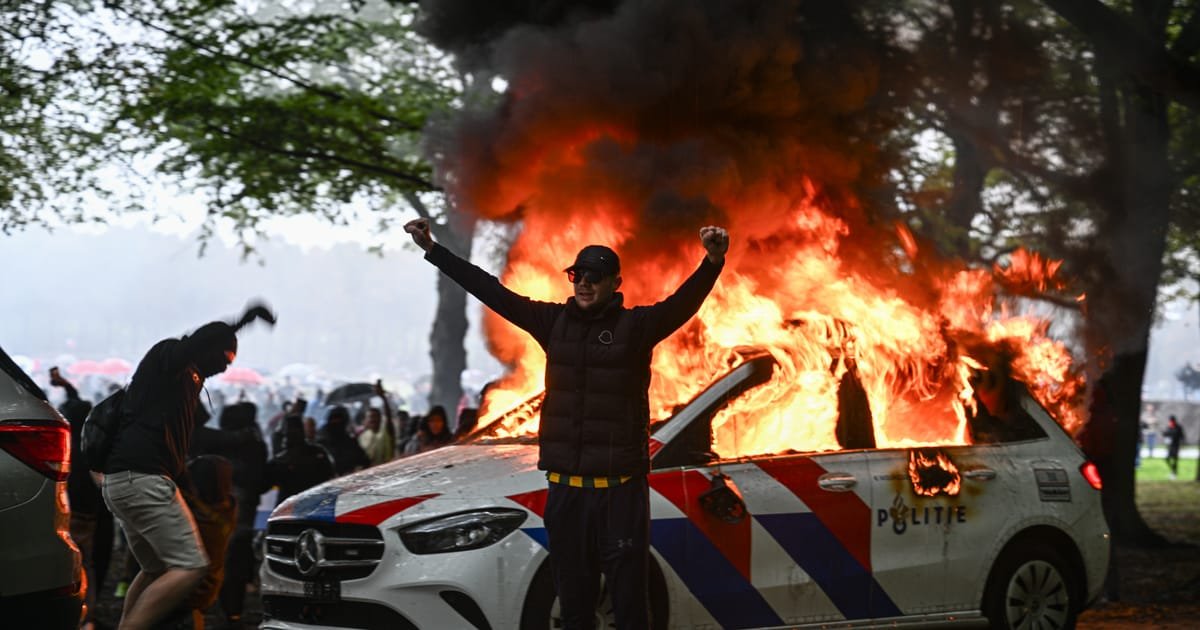 Dutch protest against immigration turns violent