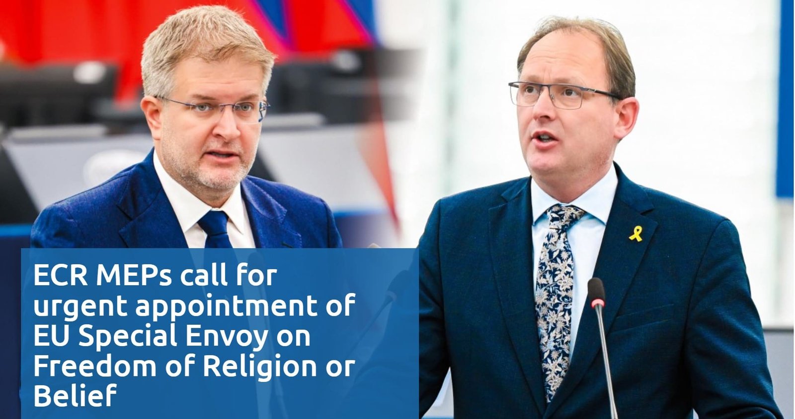 ECR MEPs Urge Immediate Appointment of EU Special Envoy for Freedom of Religion or Belief