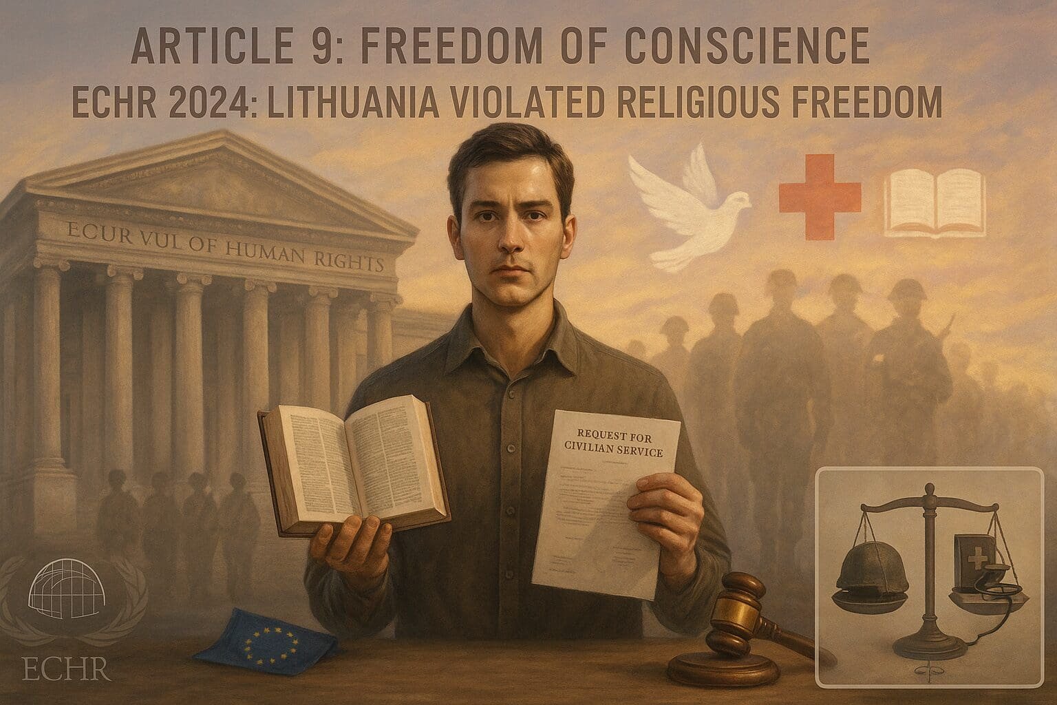 Lithuania Loses Another Jehovah’s Witness Conscientious Objection Case in Strasbourg