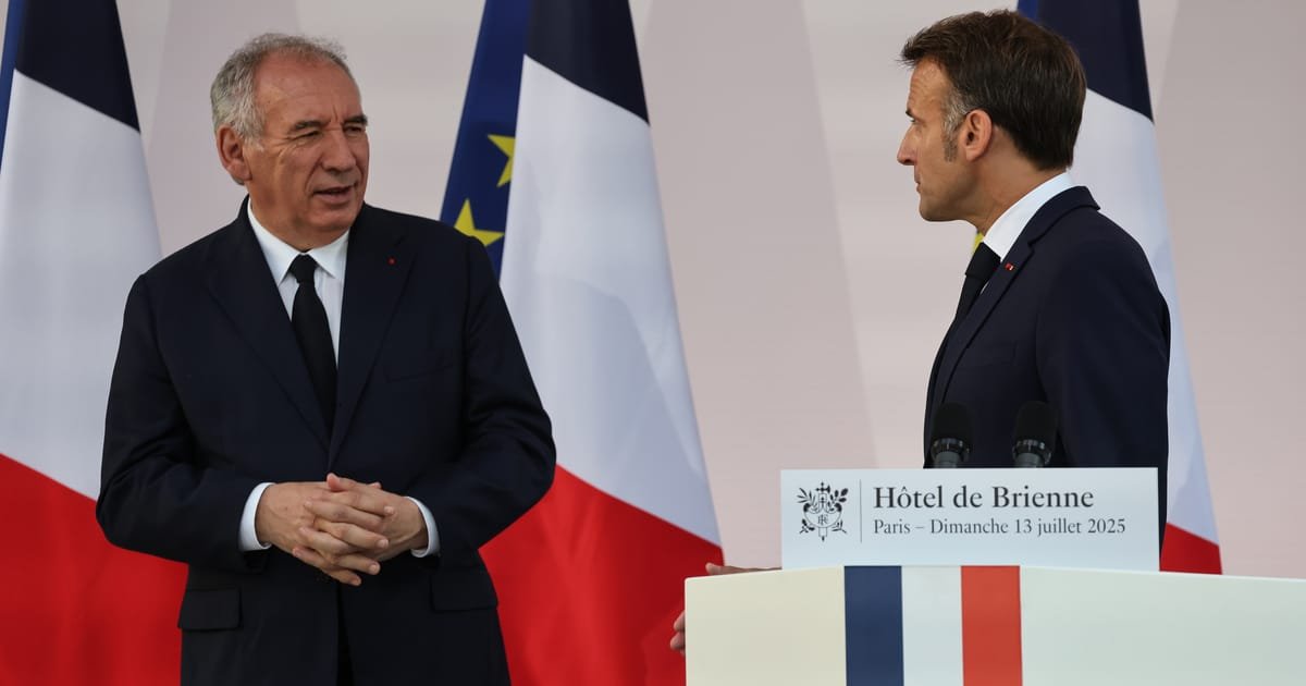 Macron Likely to Replace Bayrou Swiftly If French PM Collapses