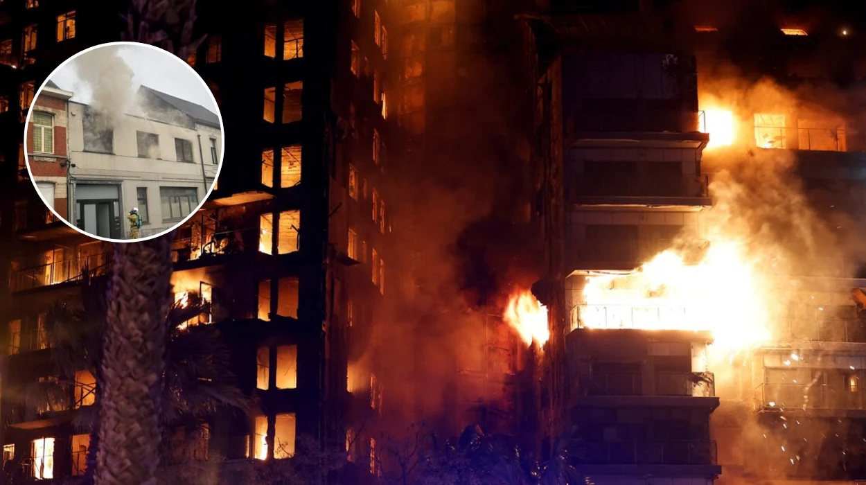Berlaar Apartment Fire Displaces 9 Residents, Halts Trains
