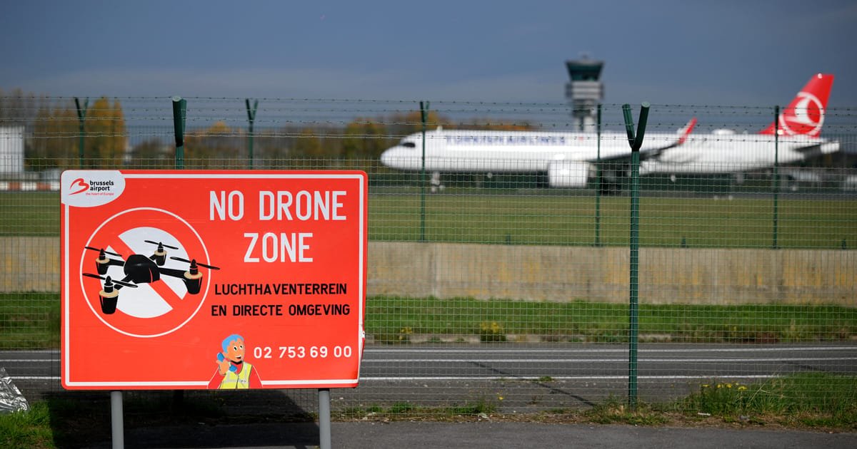 Drones Trouble Belgium