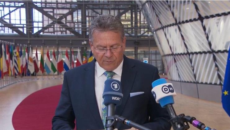 Šefčević demonstrated to American partners that the EU is meeting its obligations under the trade agreement.