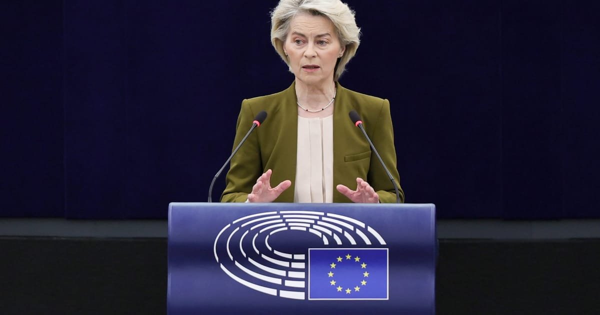 Von der Leyen: ‘A Starting Point Reached’ for Ukraine Peace Deal