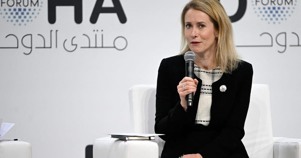 Kallas downplays criticisms in Trump security strategy