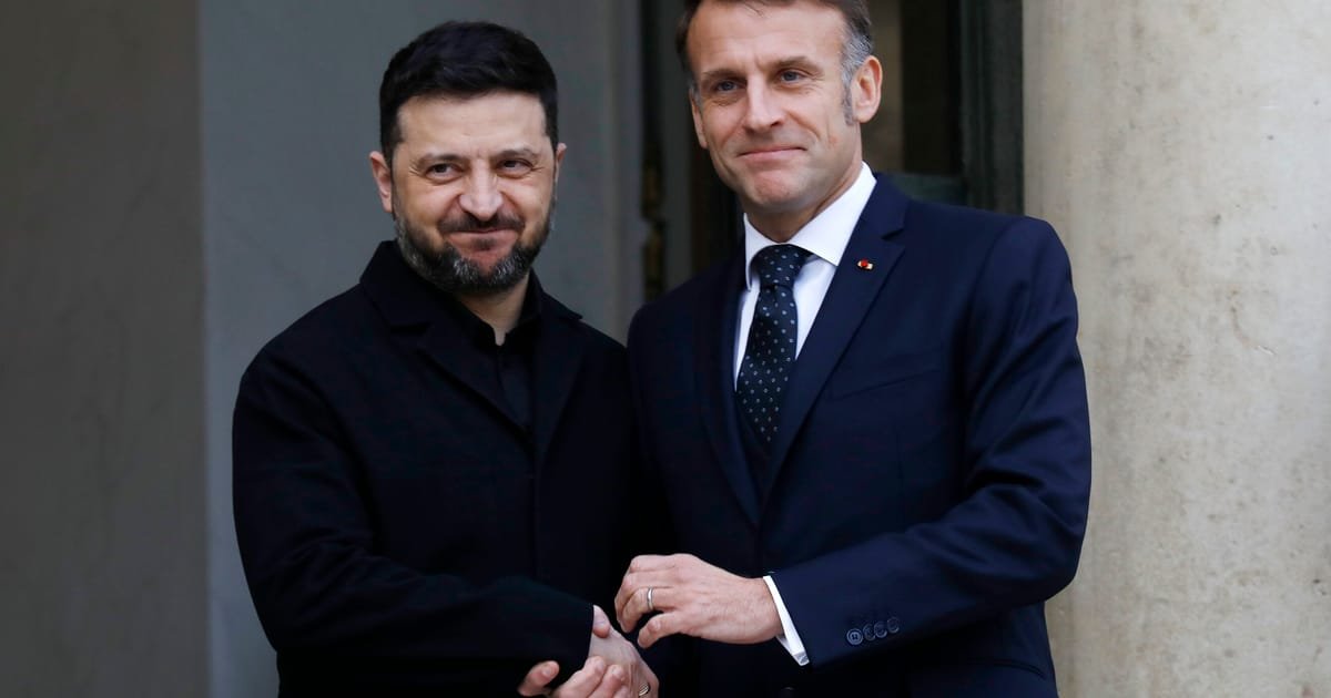 Macron: Ukraine Peace Plan Not Finalized