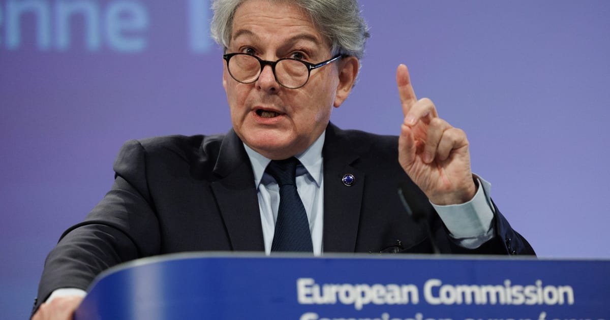 US Sanctions Ex-EU Commissioner and Four Europeans for Attempts to Limit Online Hate Speech