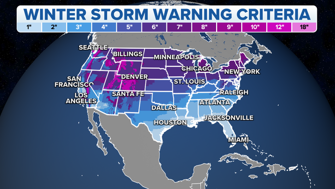 Nationwide Winter Storm Warning Issued in U.S. for January 2026