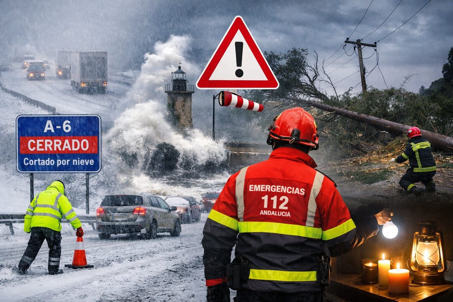 Snow, Wind, and Power Cuts Hit Spain as Storm Kristin Arrives