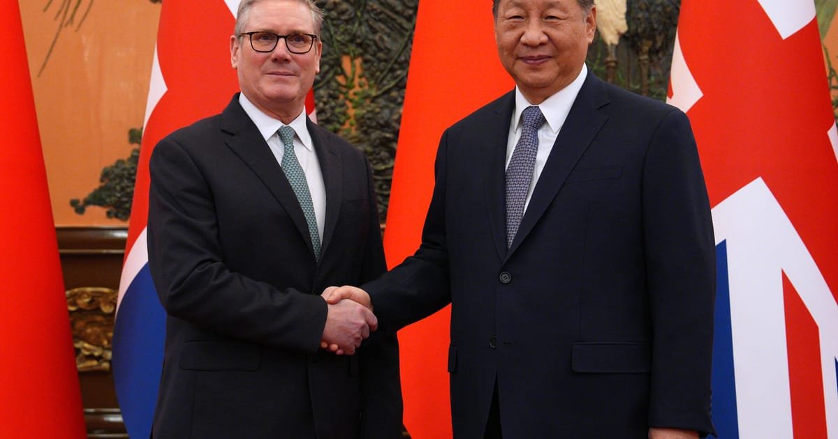 Xi tells Starmer: UK-China Reset Crucial for Global Peace