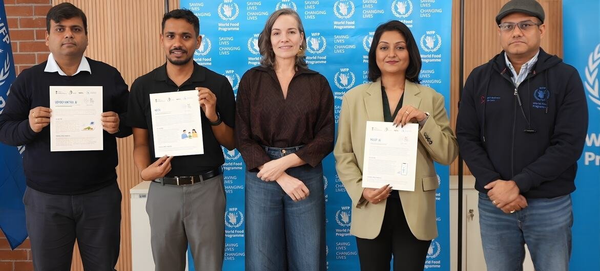 AI Innovations Spotlighted at UN Agency Showcase in India: Grain ATMs and Hunger Maps