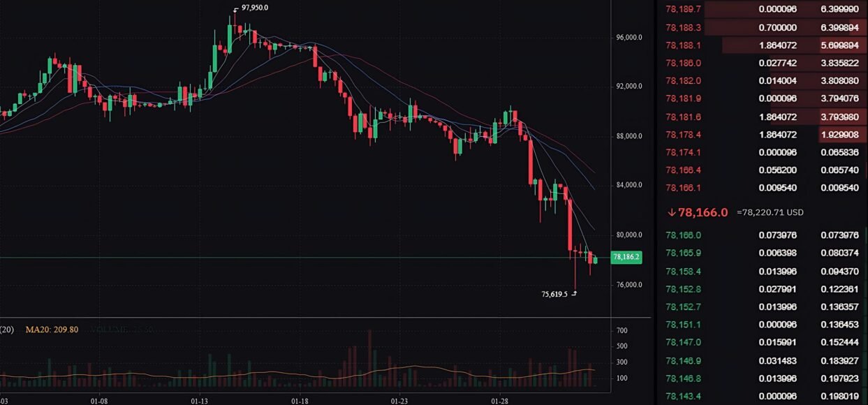 Bitcoin Price Drop Shakes Crypto Market in New York 2026