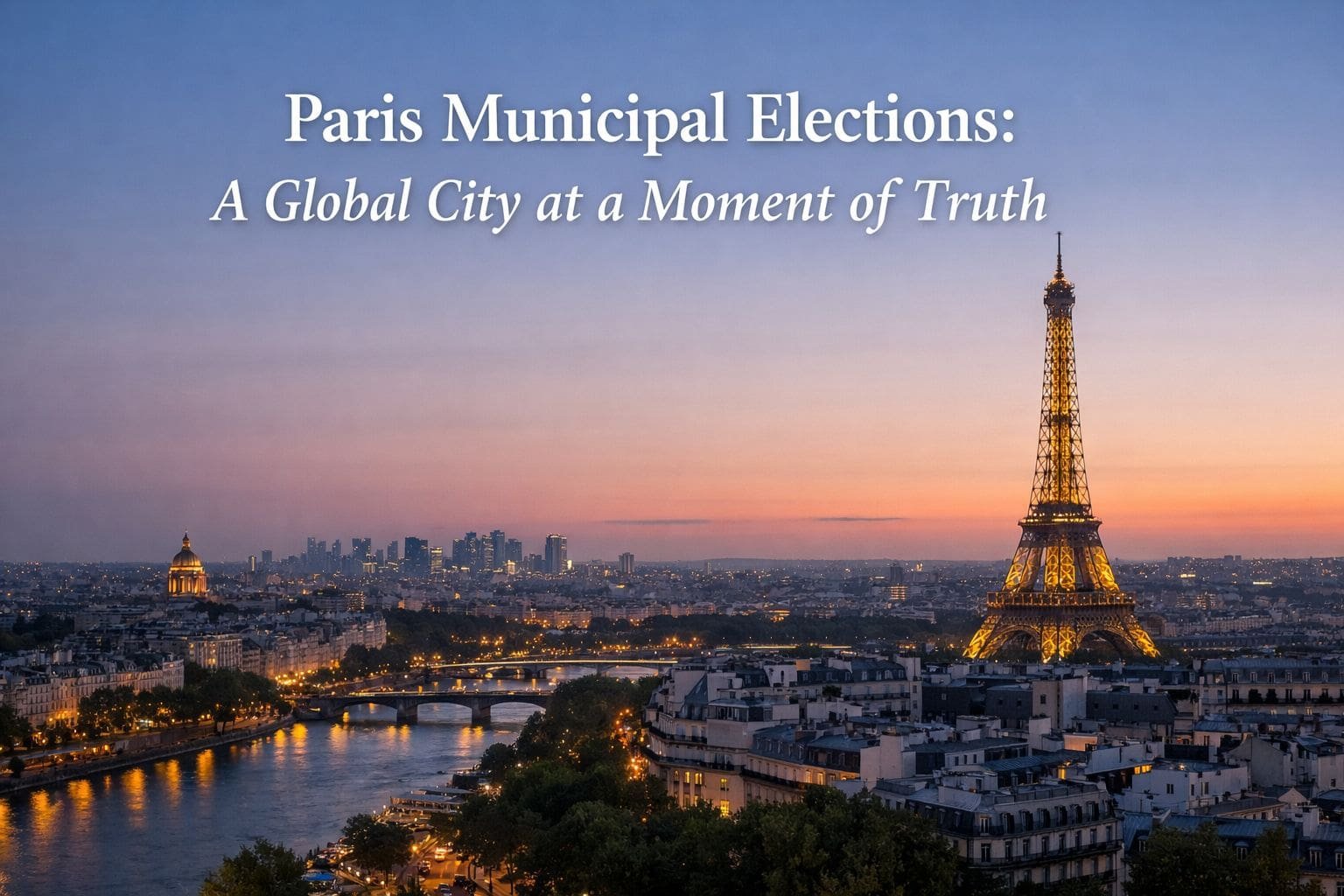 Paris Municipal Elections: A Critical Moment for a Global City