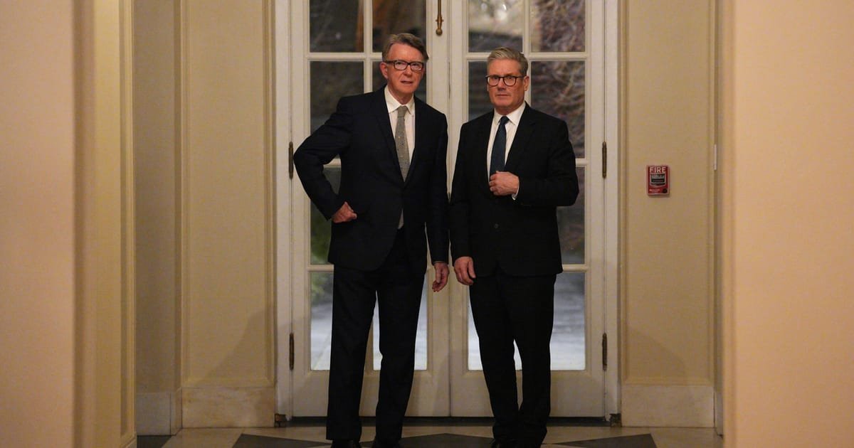 Starmer Plans Legal Change to Remove Mandelson from House of Lords