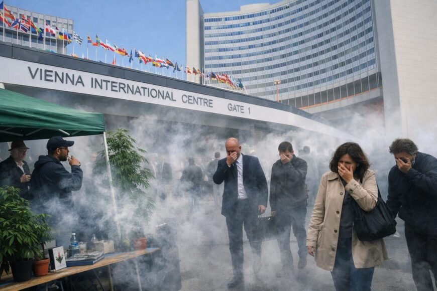 Outrage Erupts in Vienna Over Cannabis Smoke at UN Drugs Summit