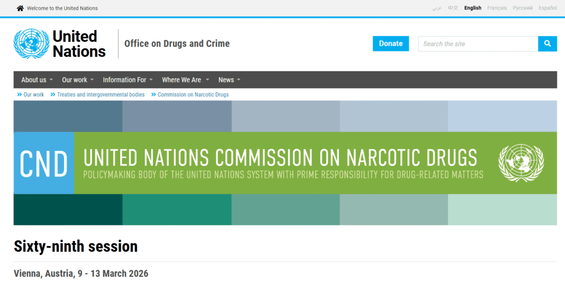 Vienna Hosts Global Drug Policy Debate at UN CND 69