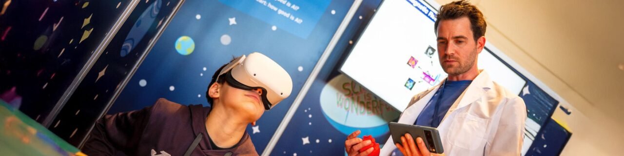 At Brussels’ EU science fair, children design new inventions and listen to bacteria