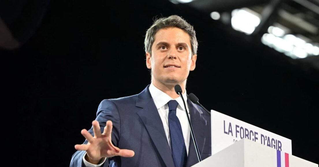 Attal Emphasizes Rift with Macron in Initial Rally for French Presidential Campaign