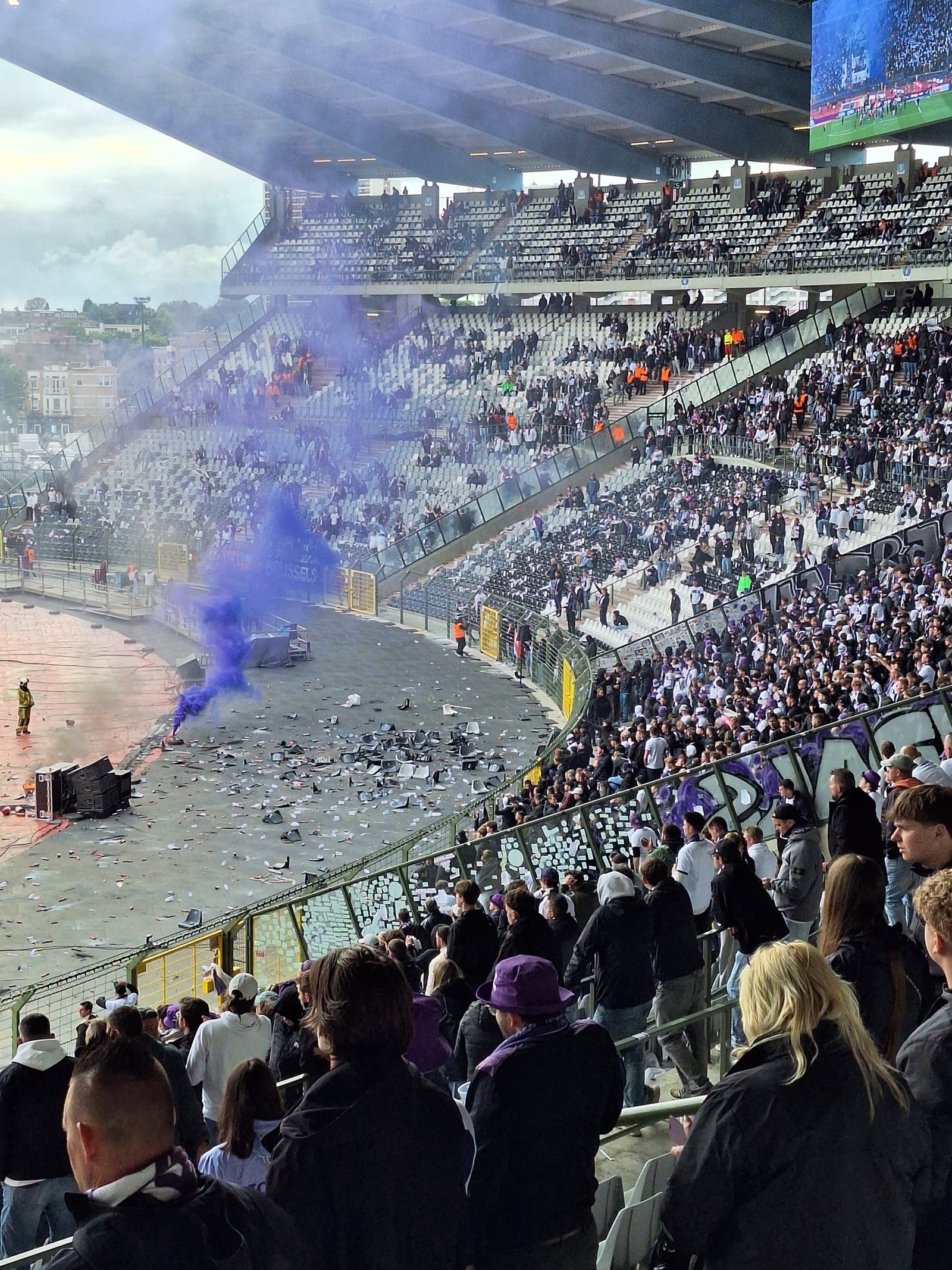 Cup Final Flares and Fire "Raise Important Security Questions"