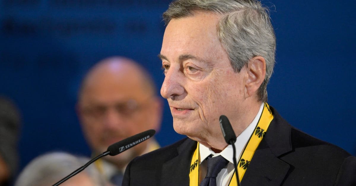 Draghi: Europe is ‘truly alone together’ in the age of Trump
