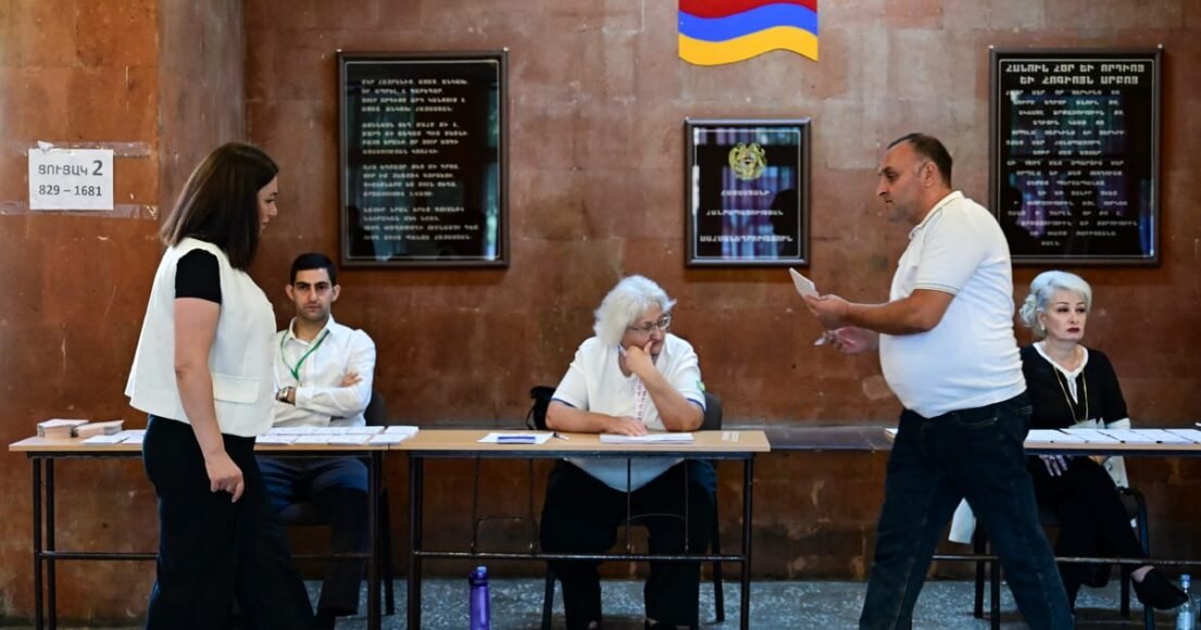 Exit polls indicate pro-EU ruling party leads Armenia parliamentary election