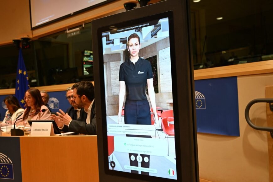 AI Avatar for Sign Language Demonstrated at EU Parliament