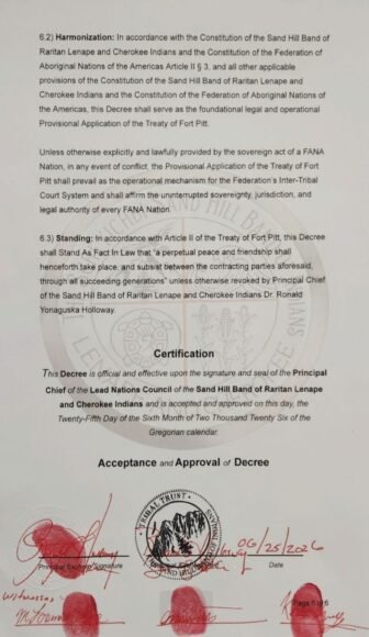 Federation of Aboriginal Nations of the Americas (FANA)