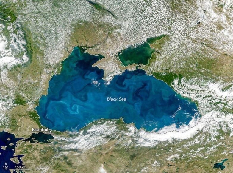 NASA Unveils Why the Black Sea Appears Turquoise from Space