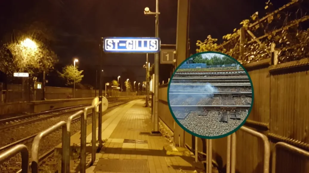 Train Services Disrupted by Minor Track Fire in Sint-Gillis-Dendermonde