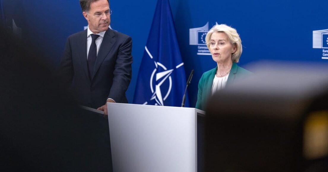 Von der Leyen, Rutte: Russian ‘Intimidation Will Not Work’ to Stop Ukraine Aid